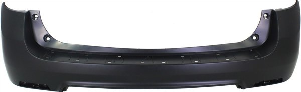 Rear Bumper Cover for Chevrolet Equinox 2010-2017, Upper, Primed (Ready to Paint), without Chrome Package, No Object Sensor Holes, Replacement
