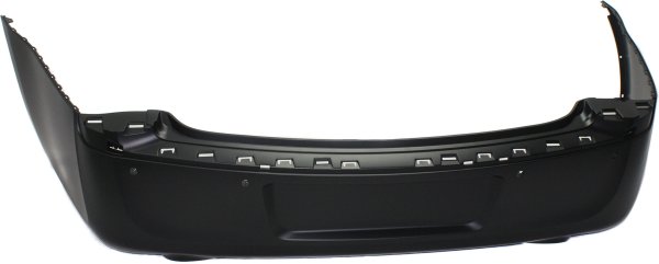 Rear Bumper Cover for Chrysler 300, 2011-2014, Primed (Ready to Paint), with Parking Aid Sensor Holes, Excluding SRT-8 Model, Replacement