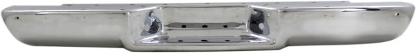 Step Bumper Face Bar for 1988-1999 C/K Series P/U, Chrome, Stepside, All Cab Types, Without Pad, With Pad Provision, Without Mounting Bracket, With Impact Strip Holes, Replacement