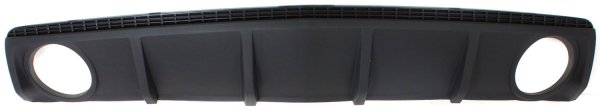 Rear Lower Valance for Chevrolet Camaro 2010-2013, LS/LT Models, Convertible/Coupe, Lower Cover Molding, Textured Surface, Without Camera/Tow Hook Holes, Replacement