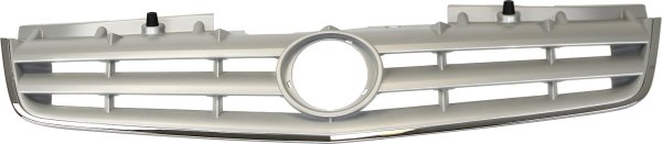 Grille for Cadillac STS 2005-2007, Painted Gray Shell and Insert with Adaptive Cruise Control, Replacement