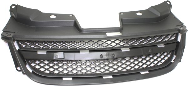 Upper Grille for Chevrolet Cobalt SS Model, 2008-2010, Textured Gray Shell and Insert, Without Supercharger, Replacement