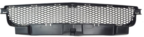 Front Bumper Grille for Dodge Charger SRT8 Model, 2012-2014, Textured Black, without Adaptive Cruise Control, Replacement