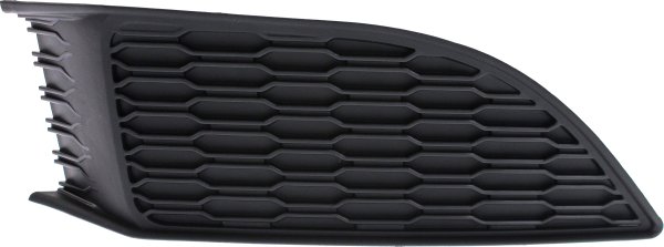 Front Fog Light Molding for 2011-2014 Charger, Left (Driver), Textured Black, with Adaptive Cruise Control, for R/T, SE, SXT Models, Replacement