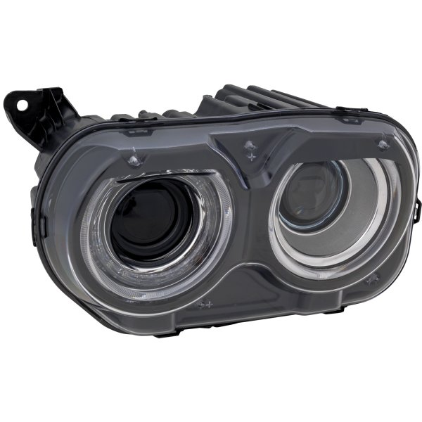 Headlight Assembly for Dodge Challenger 2015-2023, Left (Driver), Halogen, without Air Ducts, Replacement