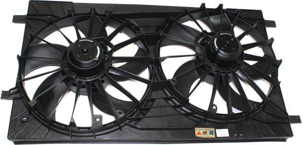 Radiator Fan Assembly for Jeep Patriot 2007-2017, Avenger 2008-2014, Compass 2008-2017, Chrysler 200 2011-2014, Dual Fan, Replacement
