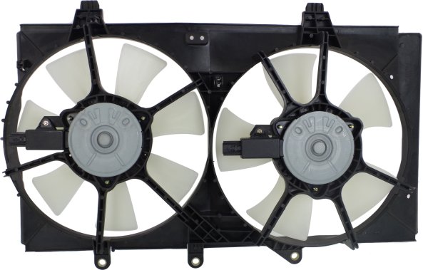 Radiator Fan Assembly for Dodge Neon 2001-2003, Dual Fan, 2.0 Litre Engine, 4-Speed Automatic Transmission, Replacement