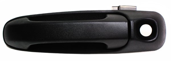 Front Exterior Door Handle for Dodge Durango 2004-2009, Dakota 2005-2011, Left (Driver), Textured Black, With Keyhole, Plastic, Replacement
