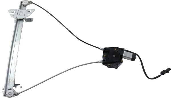 Front Window Regulator with Power Motor for Dodge Dakota (2000-2004, Quad Cab Model) and Durango (1998-2003), Left (Driver), Replacement