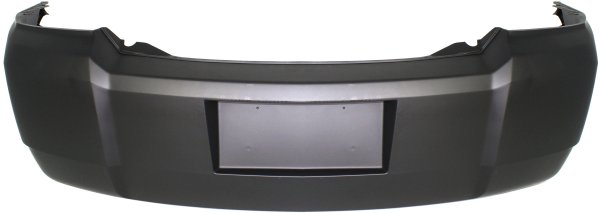 Rear Bumper Cover for Dodge Avenger 2008-2010, Primed (Ready to Paint), with Dual Exhaust Holes, Replacement