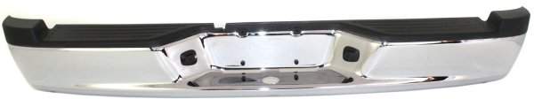 Step Bumper, Face Bar and Pad for Dodge Dakota 2005-2011, Chrome, with Pad Provision, without Mounting Bracket, Suitable for All Cab Types, Replacement