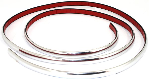 Front Bumper Molding for Ford Crown Victoria 2000-2011, Chrome Finish, Replacement