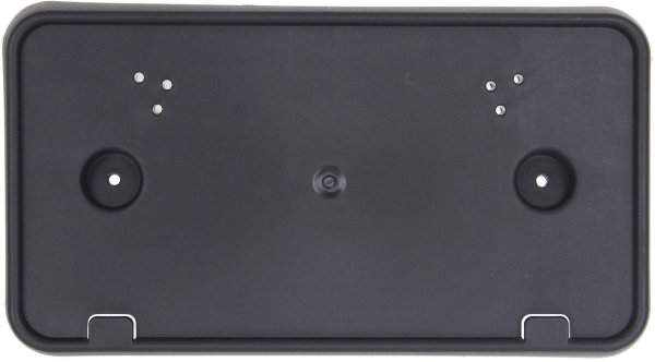 Textured Black Front License Plate Bracket for Ford Explorer, Years 2011-2015, Replacement