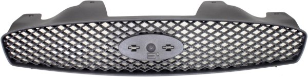 Textured Gray Shell and Insert Grille for 2004 Ford Taurus, Replacement