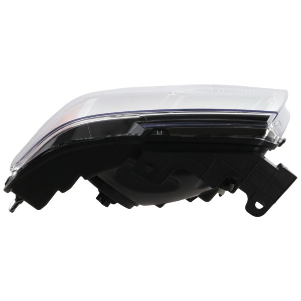 Headlight Assembly for Ford F-150 (2009-2014), Left (Driver) Side, Halogen Light with Chrome Trim, Replacement