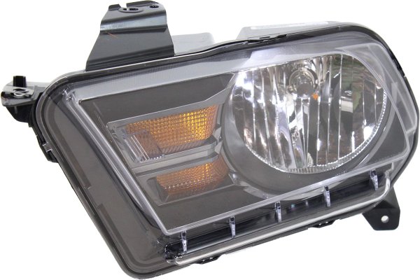 Headlight Assembly for Ford Mustang 2010-2014, Left (Driver) Side, Halogen, Compatible with GT/Boss 302 Model, Replacement