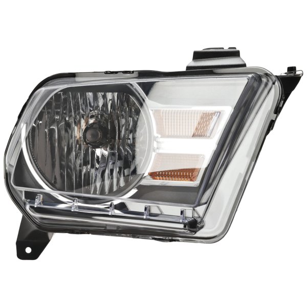Headlight Assembly for Ford Mustang 2010-2014, Right (Passenger), Halogen, Replacement
