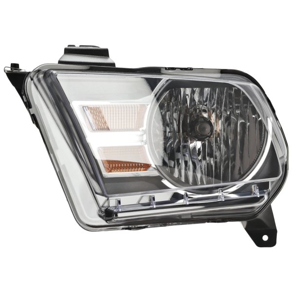 Headlight Assembly for Ford Mustang 2010-2014, Left (Driver), Halogen, Replacement