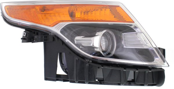 2011 - 2015 Ford Explorer Front Headlight Assembly Replacement Housing / Lens / Cover - Right (Passenger) Side