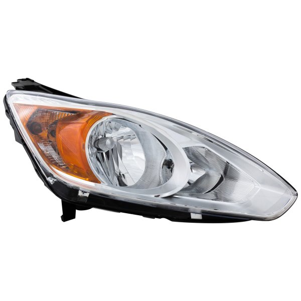 Headlight Assembly for Ford C-MAX 2013-2016, Right (Passenger), Halogen, Replacement