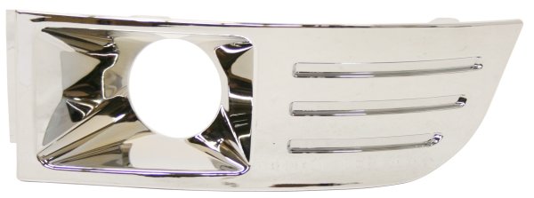 Front Fog Light Molding for Ford Flex 2009-2012, Left (Driver), Chrome Replacement
