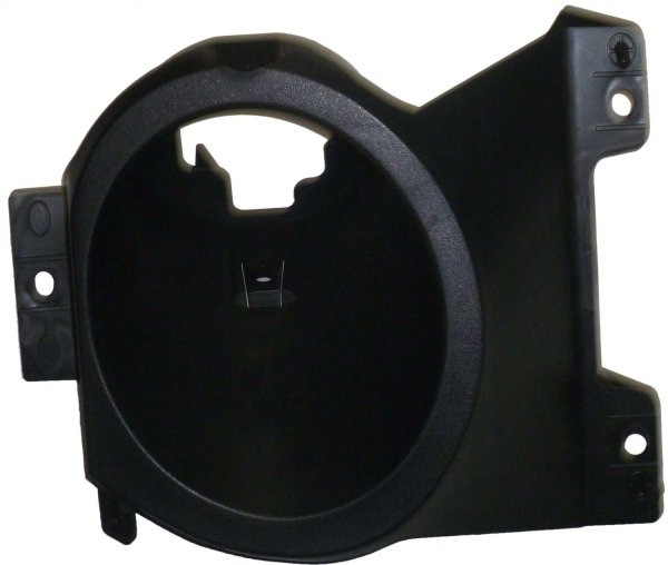 Right (Passenger) Fog Light for Ford F-150 2009-2010, Complete with Bracket, Black, Replacement