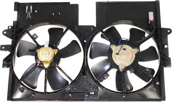 Radiator Fan Assembly for Ford Escape 2005-2007, Dual Fan, 2.3L Engine, Excludes Hybrid Model, Replacement