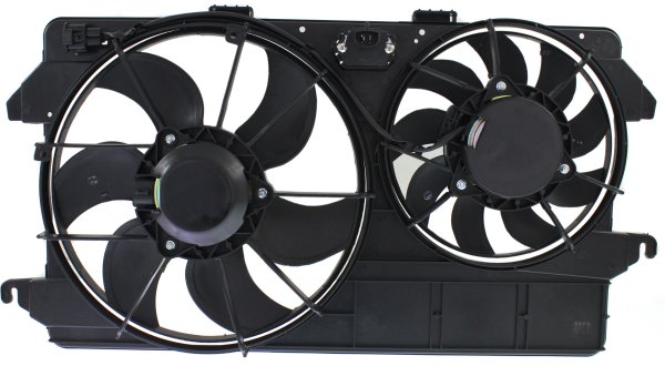 Radiator Fan Assembly for Ford Transit Connect (2010-2013), Includes Resistor, Replacement