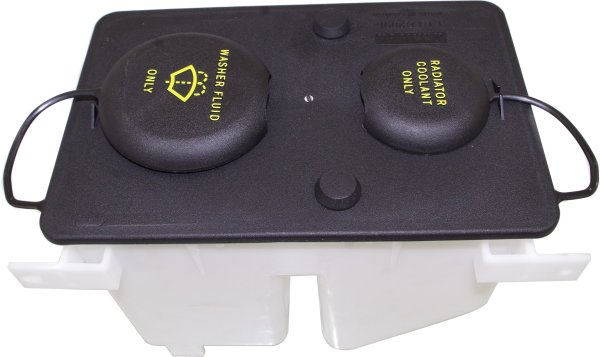 Coolant Reservoir Washer Assembly with Cap and Pump for Ford F-Series 1987-1997, without Fluid Indicator, Excludes 1987-1991 Pick Up Trucks, Replacement