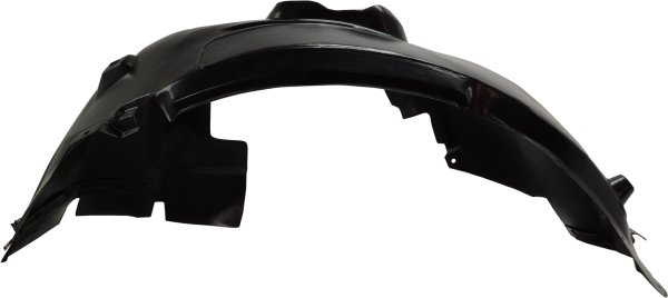 Front Fender Liner for Ford Focus S/SE Models (2012-2018), Left (Driver) Side, Injection Formed Plastic, Replacement