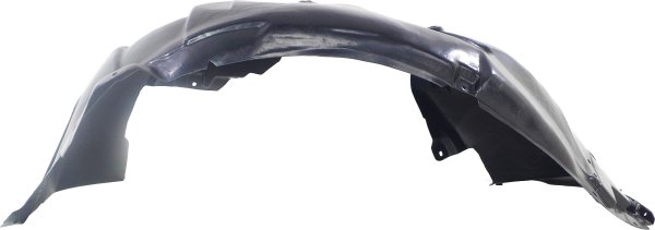 Front Fender Liner for Ford Mustang 2015-2017, Left (Driver), Plastic, Injection Form, Excludes Shelby Model, Convertible/Coupe, Without High Performance Package, Replacement