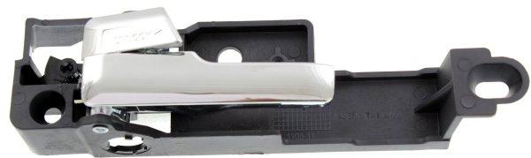 Front Interior Door Handle for Ford Fusion 2006-2012, Left (Driver), Plastic, All Chrome, Replacement