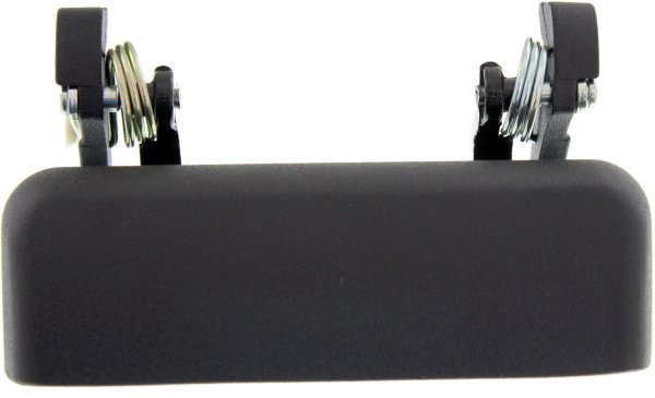 Front Exterior Door Handle for 1993-2000 Ranger and 1994-2000 Mazda Pickup, Right (Passenger) equals Left (Driver), Textured Black, Metal, Replacement