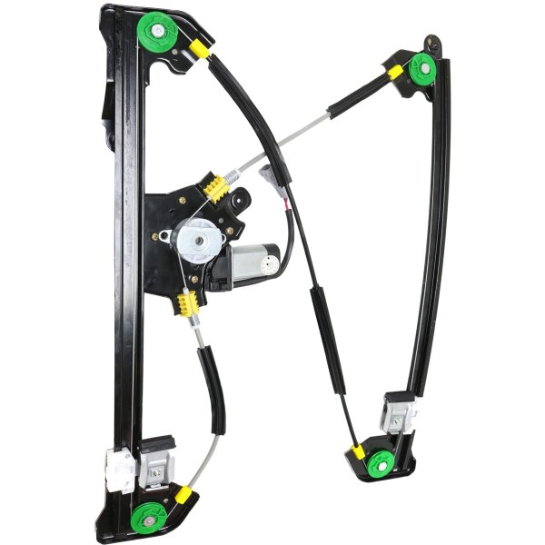 Power Front Window Regulator with Motor for 2004-2008 Ford F-150 and 2006-2008 Lincoln Mark LT, Left (Driver), Crew Cab Replacement