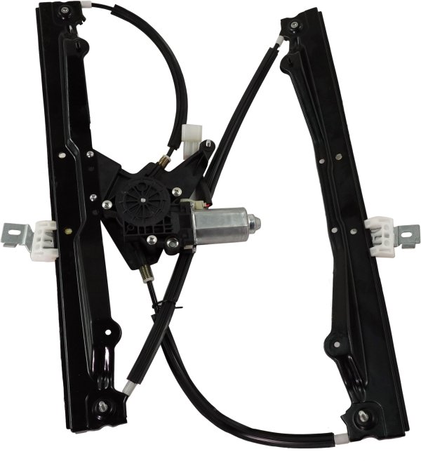 Front Window Regulator with Motor for Ford Explorer/Mercury Mountaineer 2002-2007, Power, Left (Driver), Replacement
