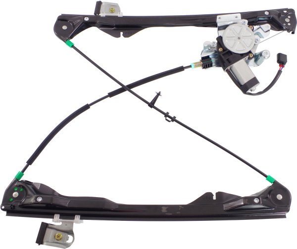 Front Window Regulator for Ford Focus 2008-2011, Left (Driver), Power With Motor, 4-Door, Sedan, Replacement