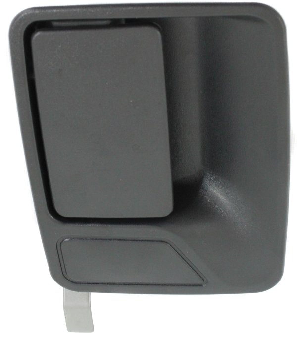 Rear Exterior Door Handle for Ford F-Series Super Duty (1999-2016), Excursion (2000-2005), Right (Passenger), Textured Black, without Hole (=Front), Replacement