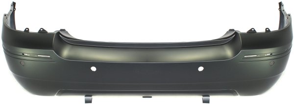 Rear Bumper Cover for Ford Five Hundred 2005-2007, Primed (Ready to Paint) with Reverse Parking Aid Sensor Holes, Replacement