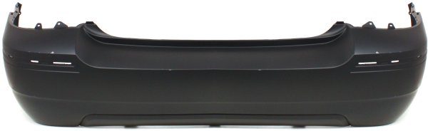Rear Bumper Cover for Ford Five Hundred 2005-2007, Primed (Ready to Paint), Without Reverse Parking Aid Sensor Holes, Replacement