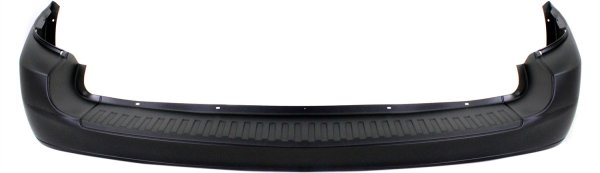 Rear Bumper Cover for Ford Freestar 2004-2007, Primed (Ready to Paint), Smooth Finish, without Back-Up Sensor Holes, SEL/Limited Model, Replacement