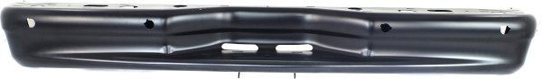 Step Bumper Face Bar for Ford Econoline Van 2007-2014, Without Pad, With Pad Provision, Without Mounting Bracket, Painted, With Rear Object Sensor Holes, Includes Welded Reinforcement Bar, Replacement