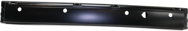 Step Bumper Face Bar for Ford Transit Connect 2010-2013, Without Pad, With Pad Provision, Without Mounting Bracket, Powdercoated Black, Without Lower Molding, With ROS Holes, Replacement