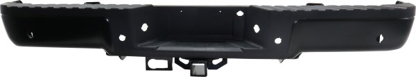 Step Bumper, Face Bar and Pad for Ford F-150 2009-2014, with Pad Provision, without Mounting Bracket, Black, with Rear Object Sensor Holes & Upgrade Towing Package, Styleside, Replacement