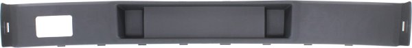 Front Bumper Molding for GMC Yukon/Yukon XL 2015-2020, Textured Black, with Tow Hook Holes, Replacement