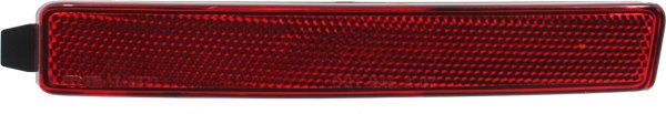 Rear Bumper Reflector Light for GMC Acadia 2007-2012, Chevrolet Traverse 2009-2012, Cadillac SRX 2010-2016, Left (Driver) Side, Replacement