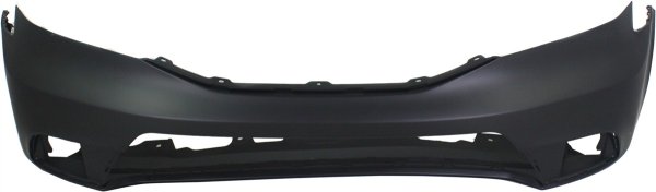 Front Bumper Cover for Pilot 2012-2015, Primed (Ready to Paint), without Headlight and Park Assist Sensor Holes, compatible with EX/EX-L/LX Models, Replacement
