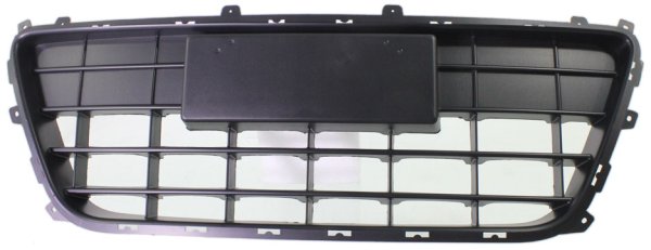 Front Bumper Grille for Hyundai Elantra 2009-2012, Painted Black, Touring Model, Replacement