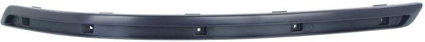 Front Bumper Molding for Hyundai Sonata 2009-2010, Left (Driver) Side, Textured with Chrome Insert Provision, Replacement