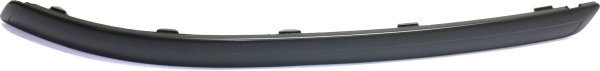 Front Bumper Molding for Hyundai Sonata 2009-2010, Left (Driver), Plastic, Without Chrome Insert Provision, Replacement