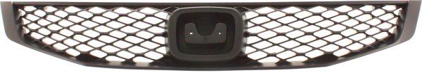 Textured Black Shell and Insert Grille for 2009-2011 Honda Civic Coupe, Replacement